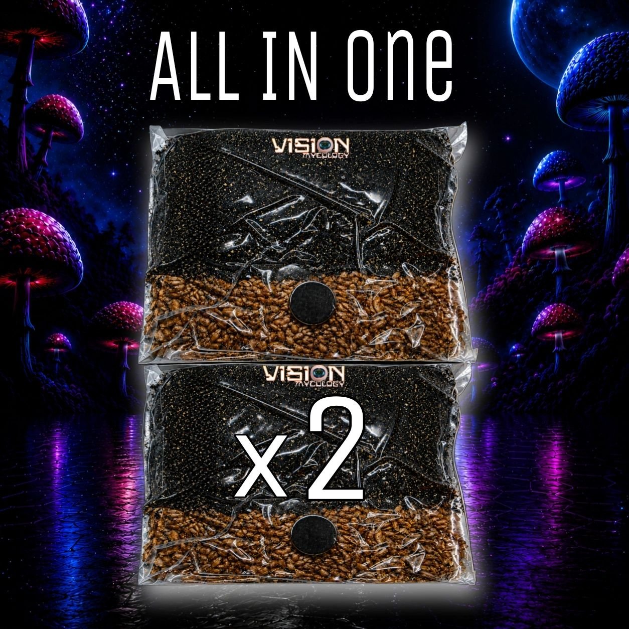 AIO Mushroom Grow Bag | x2 |
