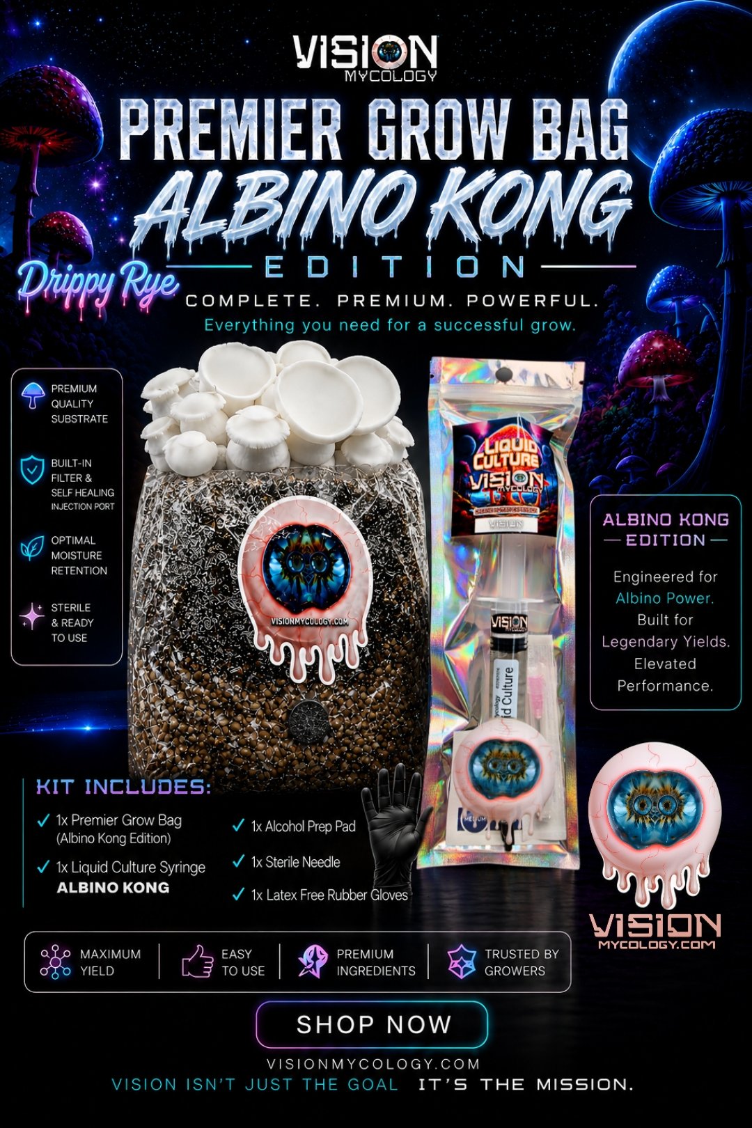ALBINO KONG EDITION Premier AIO Research Kit